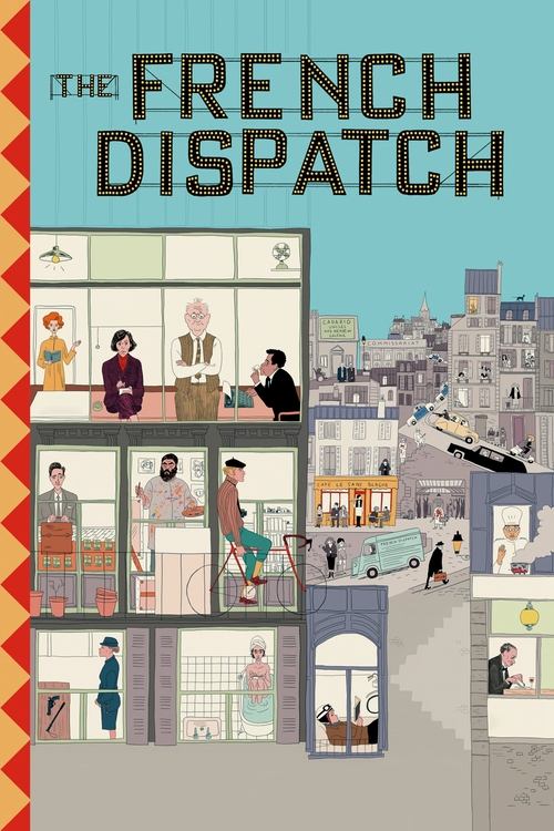 Poster for The French Dispatch of the Liberty, Kansas Evening Sun (2021)