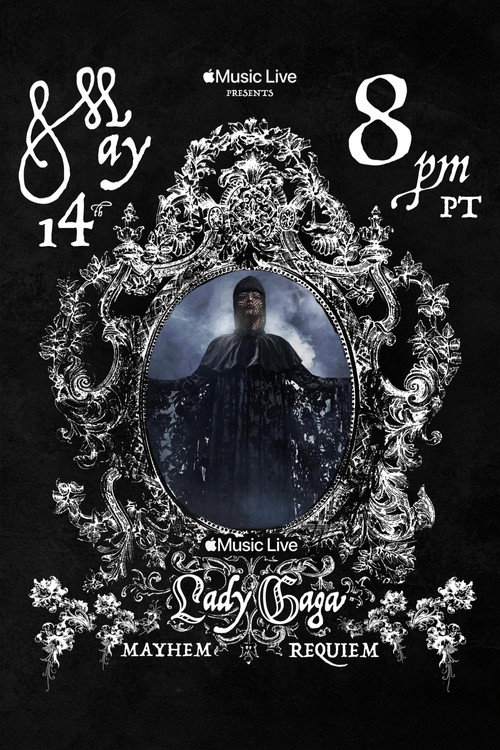 Poster for Apple Music Live: Lady Gaga MAYHEM Requiem (2026)